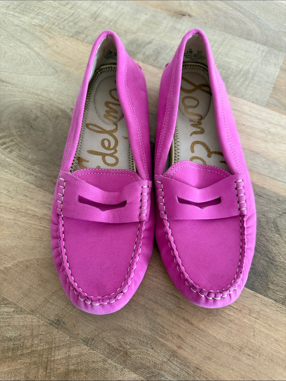 Sam Edelman Hot Pink Penny Loafers